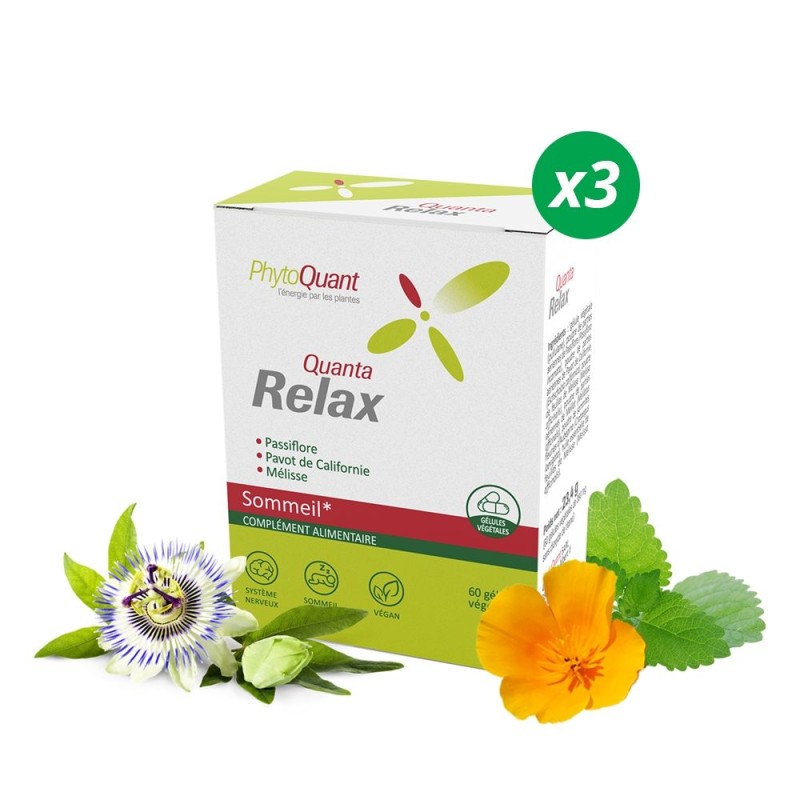 Lot de 3 boîtes de Quantarelax