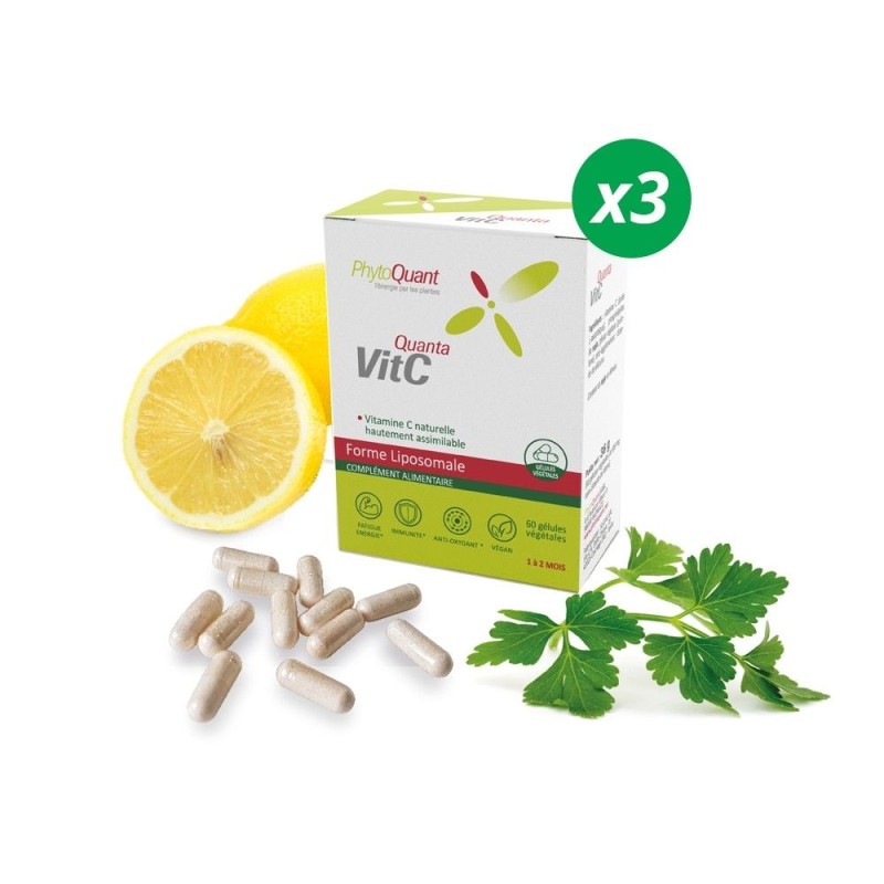 Lot de 3 QuantaVitC Liposomale