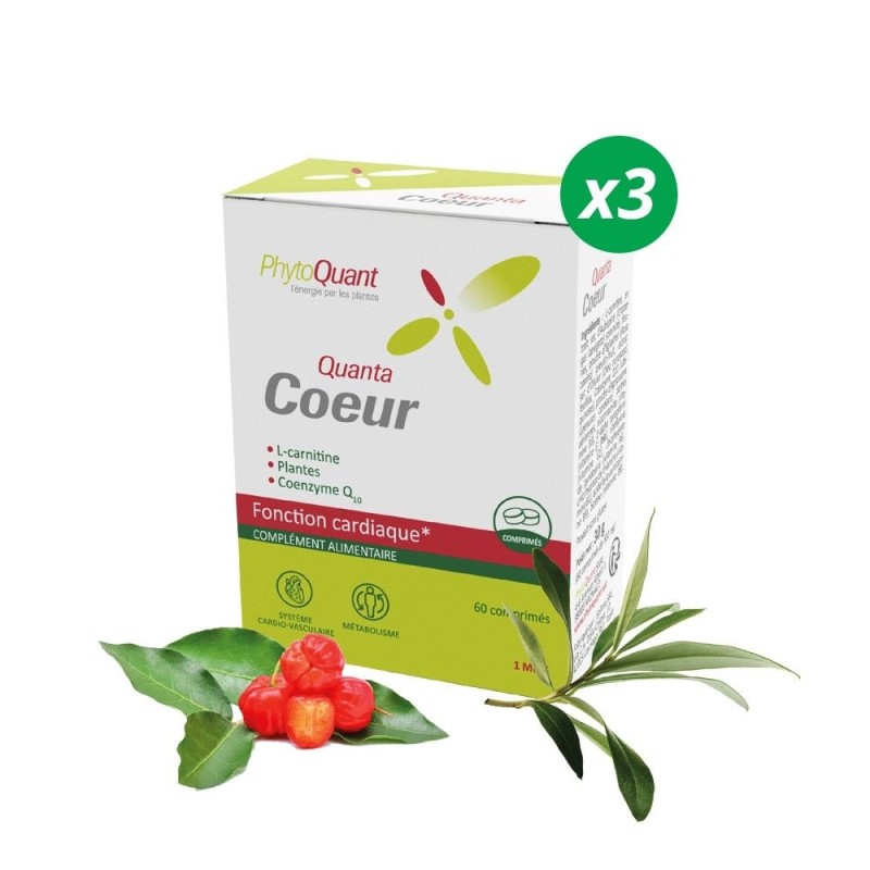 Lot de trois boites de Quantacoeur